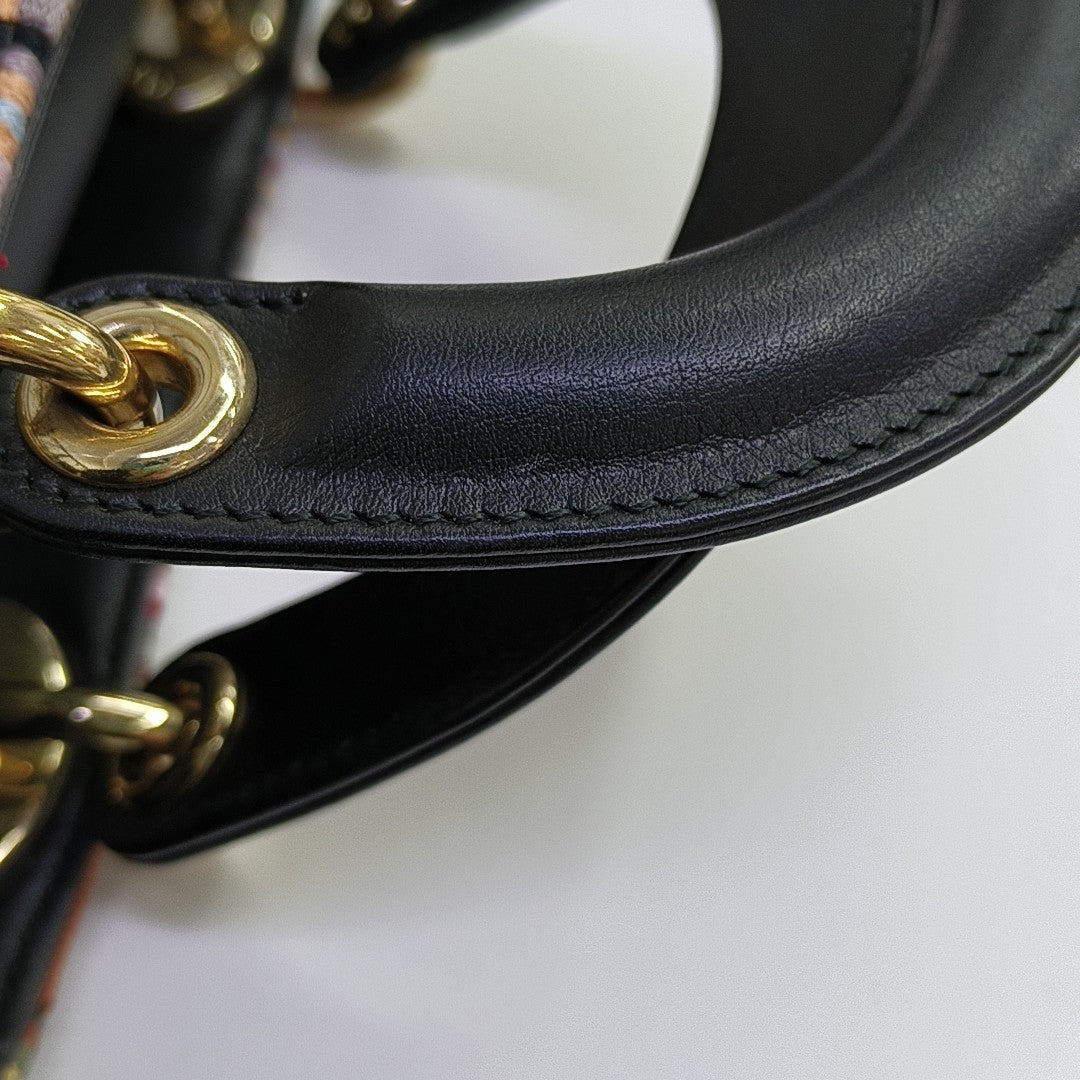 Lady Dior Mini Special Material Multicolor