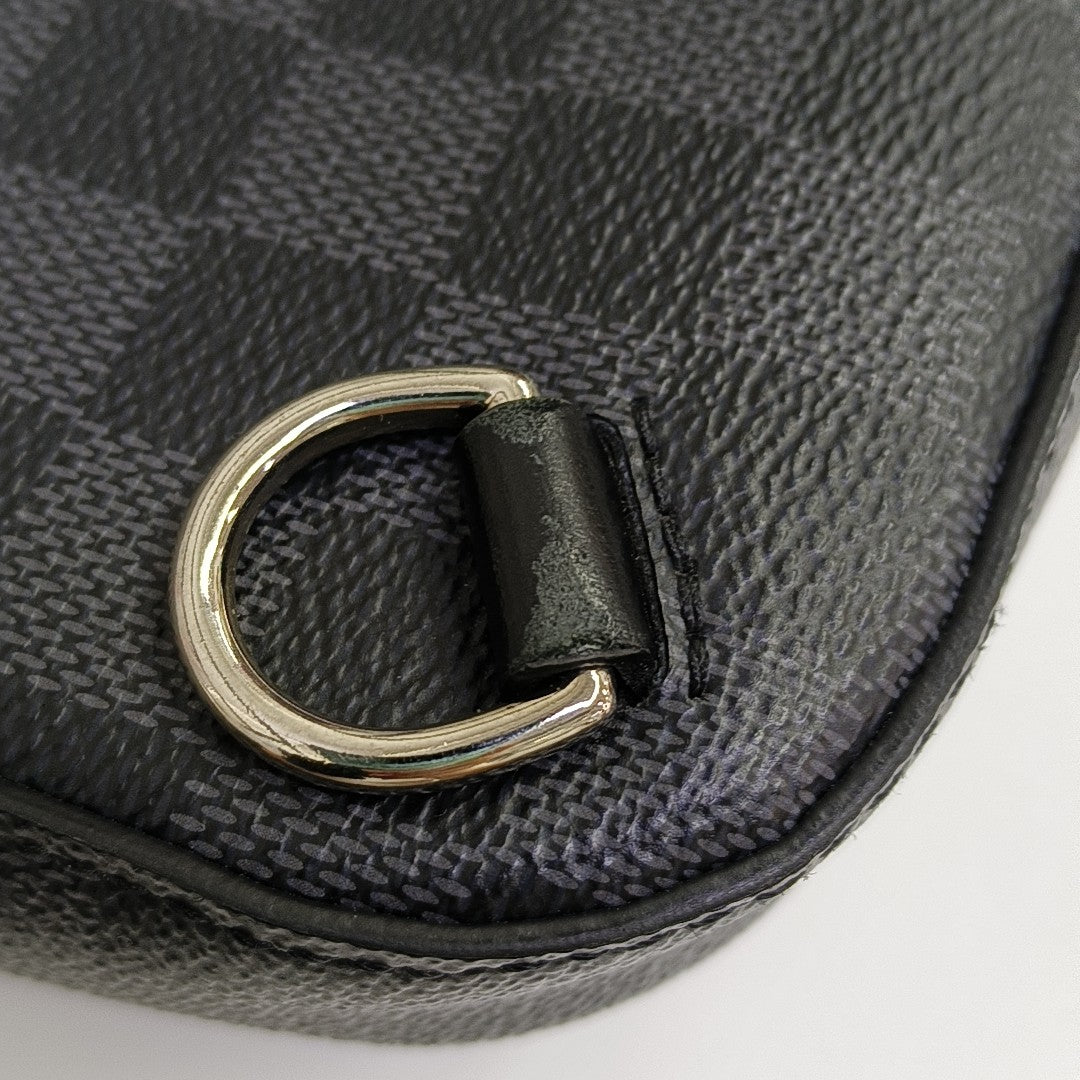 AVENUE Damier Graphite Coated Canvas Black