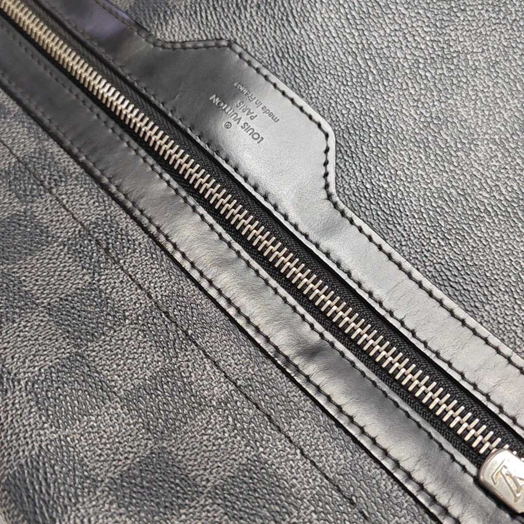 DANIEL Damier Graphite Coated Canvas Gray