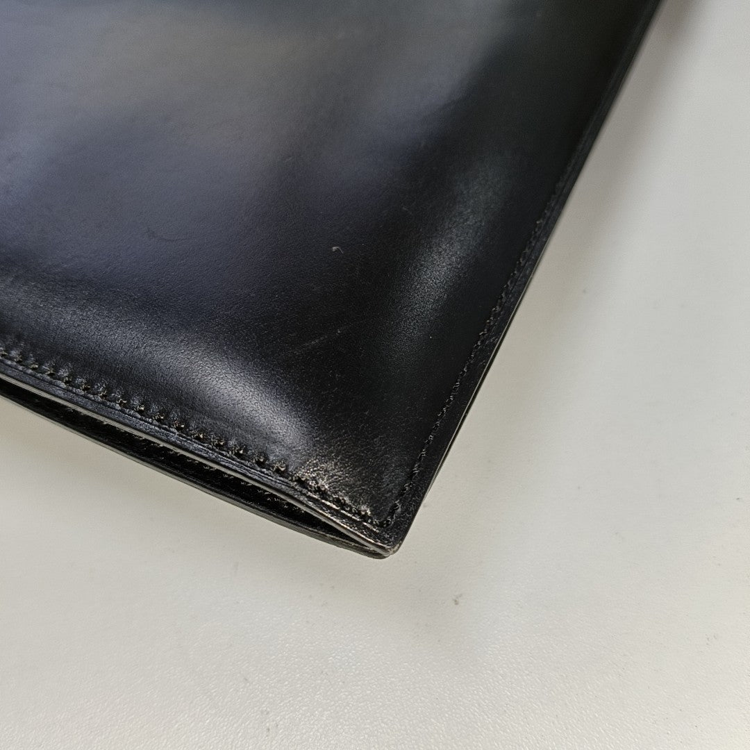Leather Shoulder Bag Black