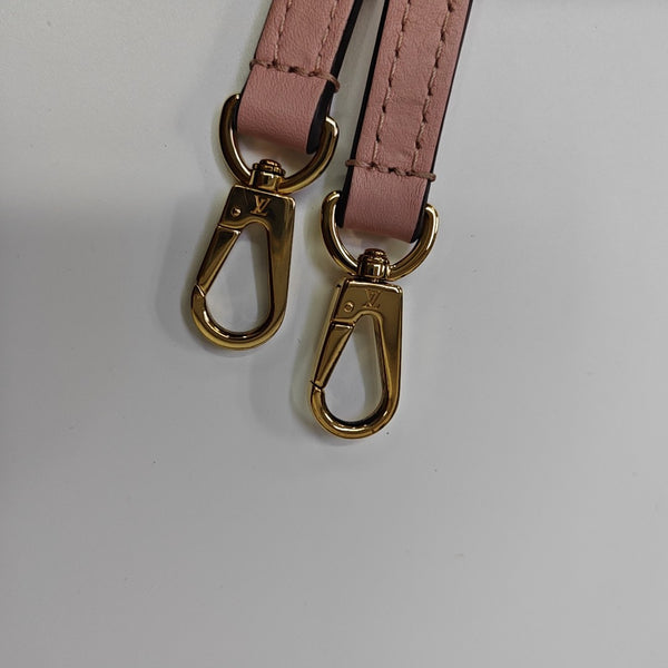 LOCKY BB Monogram Coated Canvas Pink