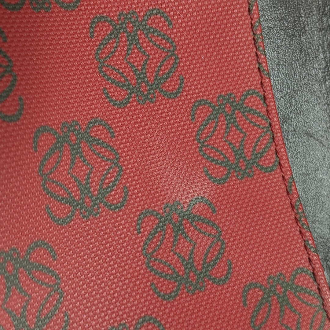 Monogram Coated Canvas Shoulder Bag Red