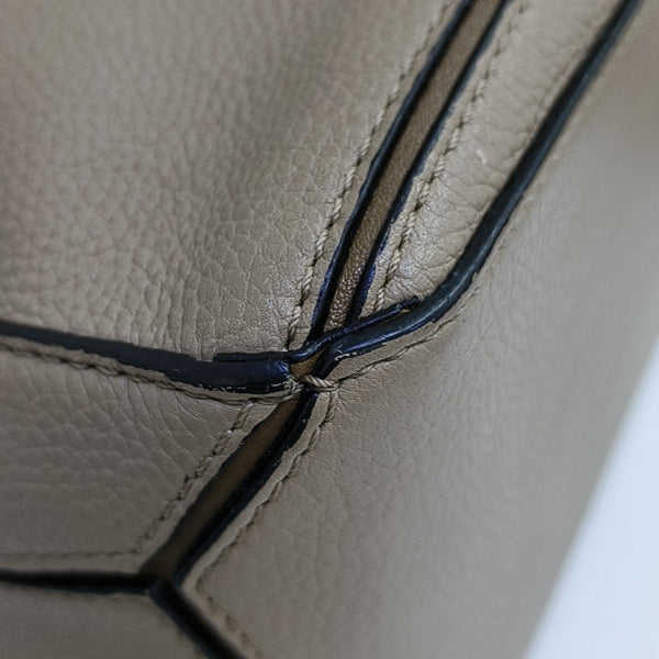 Puzzle Small Calfskin Beige