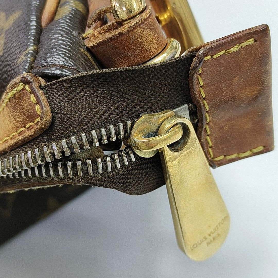 TULUM GM Monogram Coated Canvas Brown