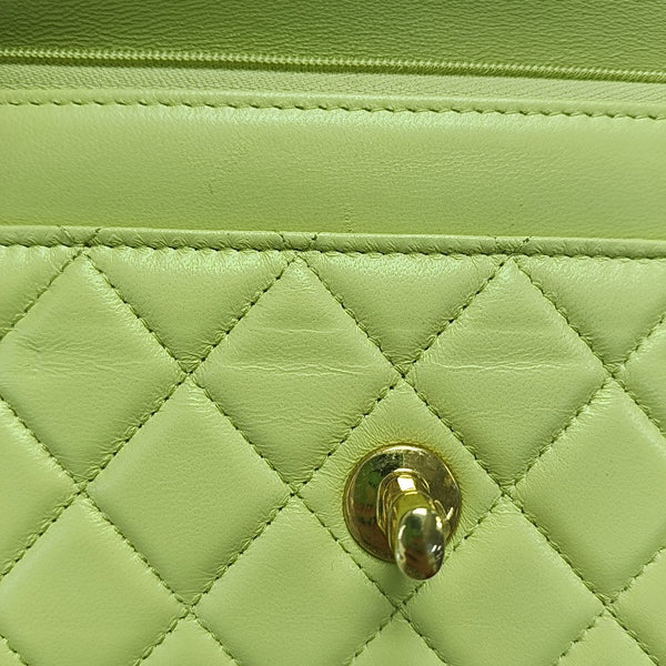 Quilted Lambskin Green