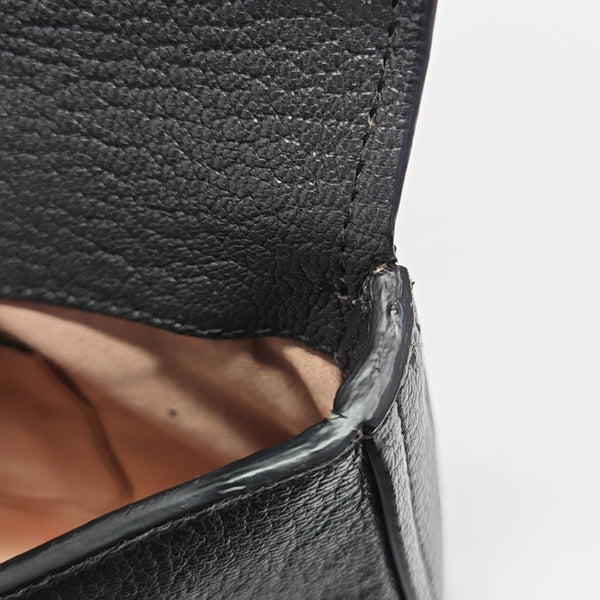 Leather Clutch Gray