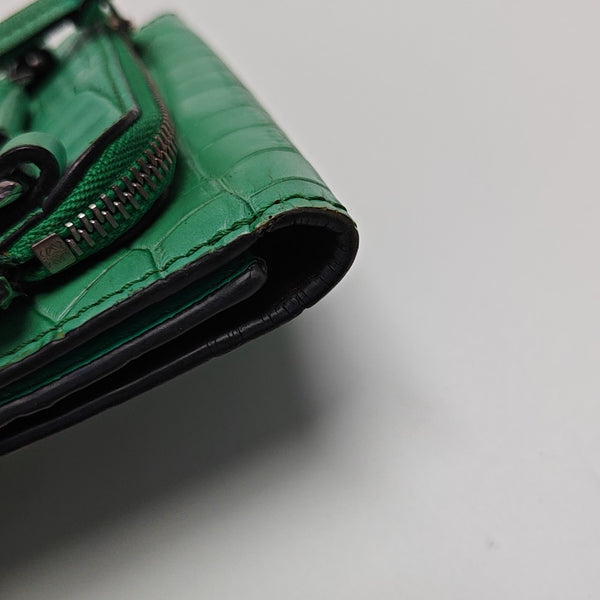 Gusset Calfskin Green