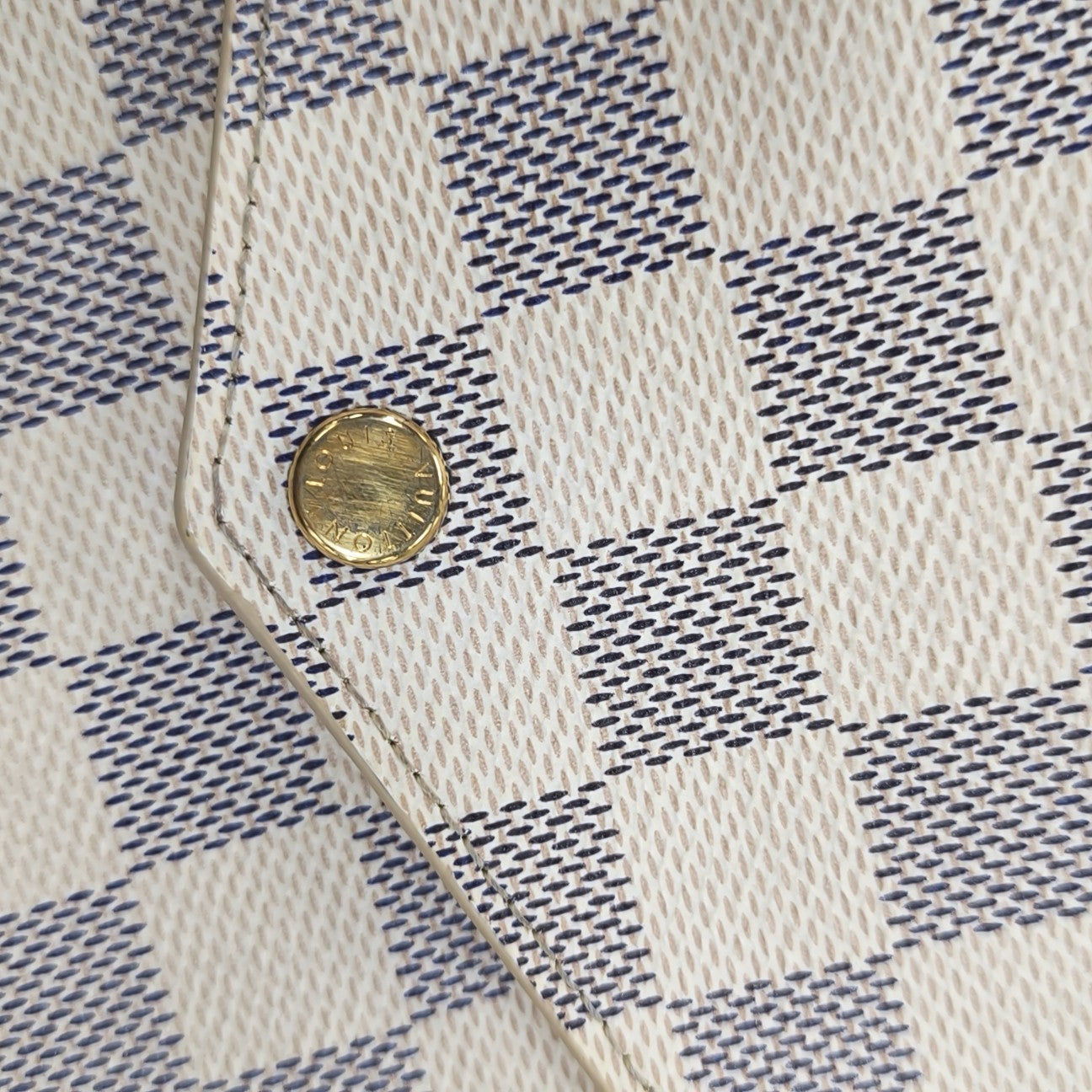 FÉLICIE Damier Azur Coated Canvas White