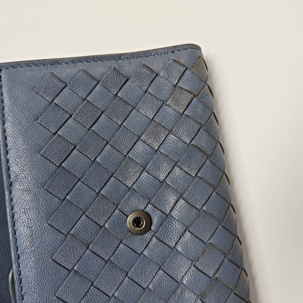 Calfskin Wallet Blue
