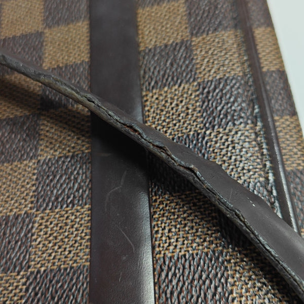 TRIBECA Damier Ebene Coated Canvas Brown