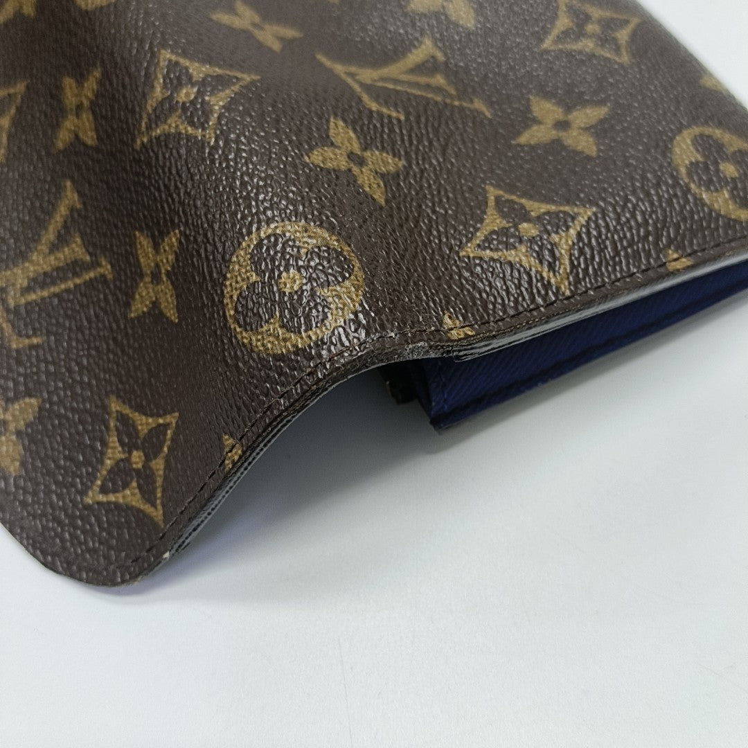 EMILIE Monogram Coated Canvas Brown Wallet