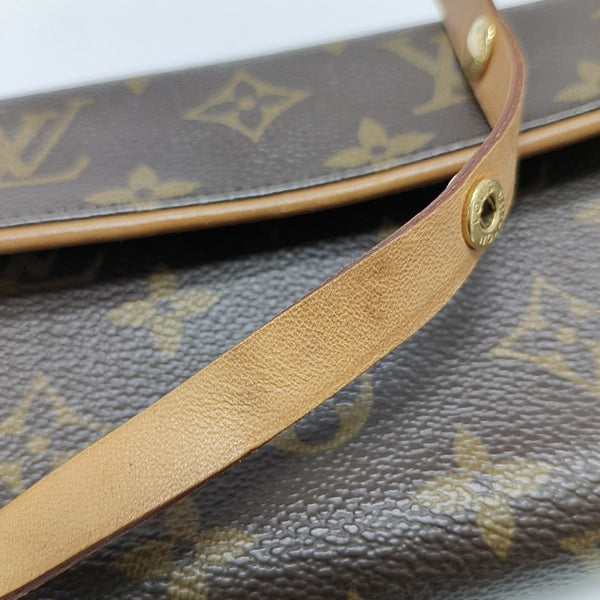 FLORENTINE Monogram Coated Canvas Brown