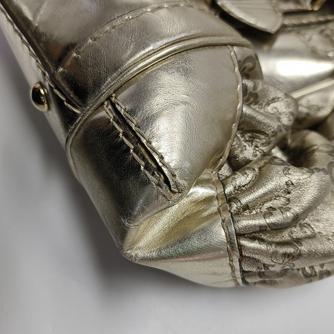 Queen Monogram Calfskin Gold