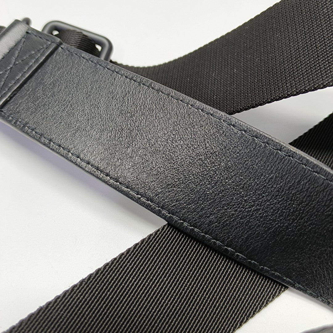 ALPHA Monogram Coated Canvas Gray