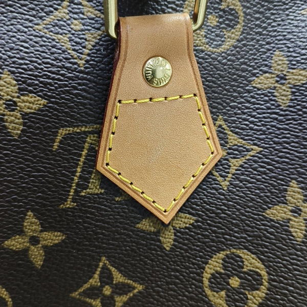 SPEEDY 30 Monogram Coated Canvas Brown