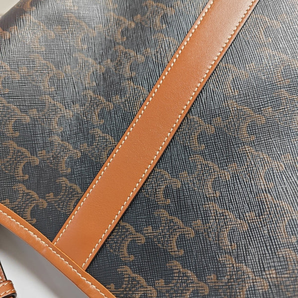 TRIOMPHE CANVAS Medium Coated Canvas Brown