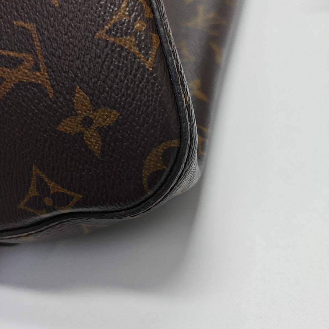 NÉONOÉ MM Monogram Coated Canvas Brown