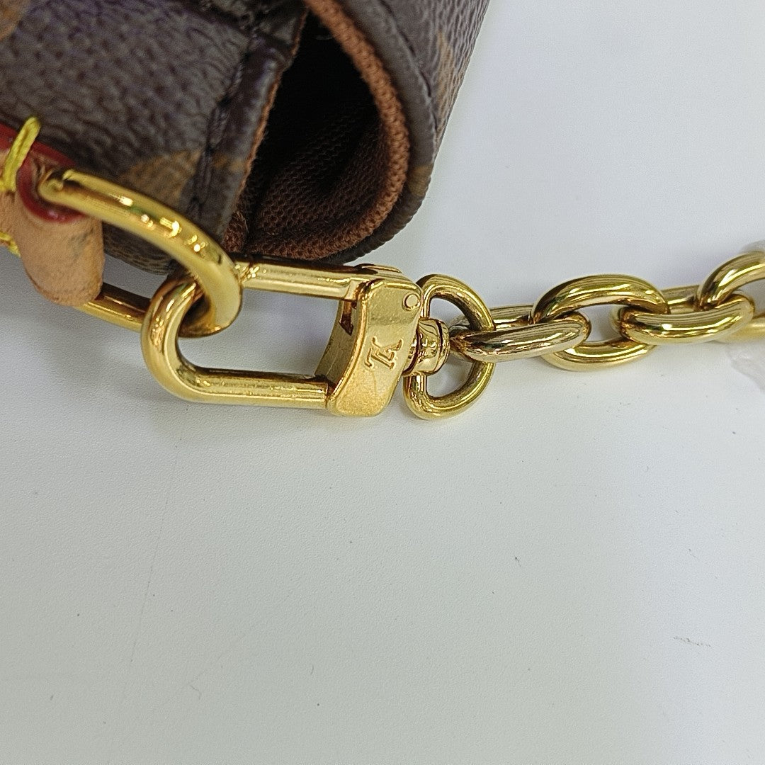 IVY Monogram Coated Canvas Brown