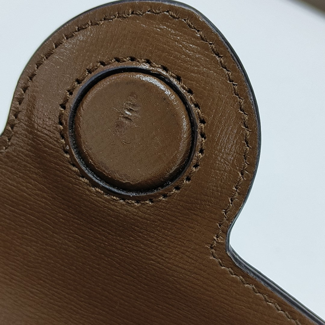 Horsebit 1955 Mini Monogram Coated Canvas Beige