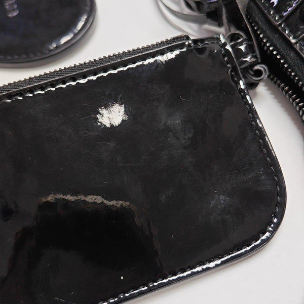 Le Cagole Small Patent Leather Black