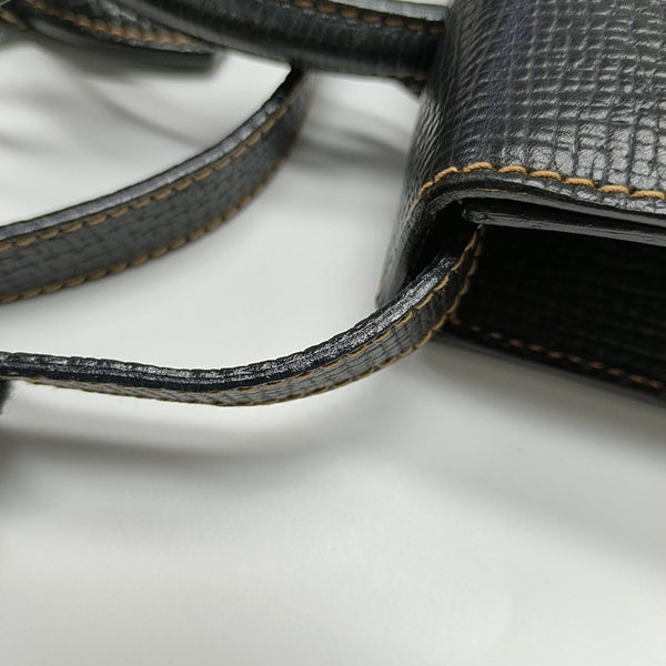 Calfskin Shoulder Bag Black