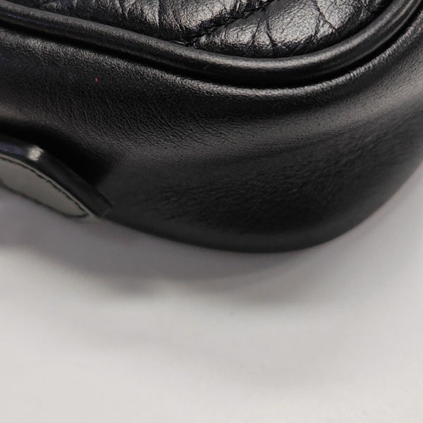 GG Marmont Mini Quilted Calfskin Black