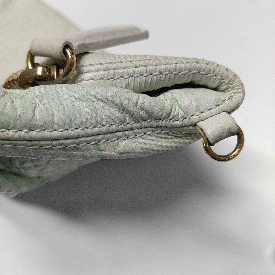 Calfskin Shoulder Bag Green