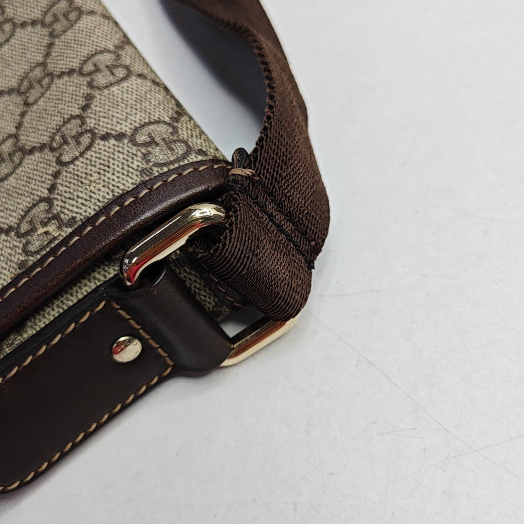 GG Supreme Monogram Coated Canvas Black
