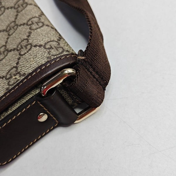 GG Supreme Monogram Coated Canvas Black