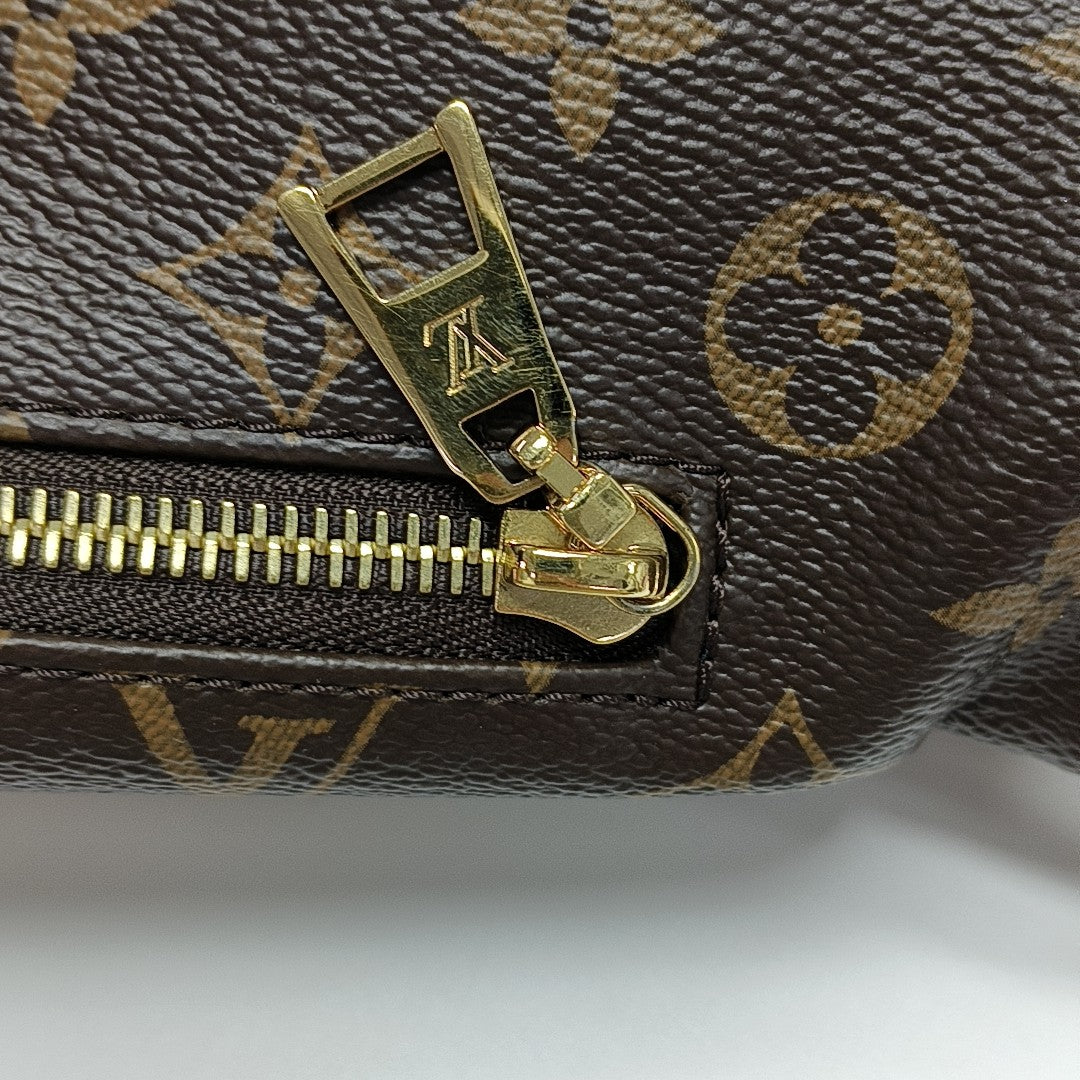BUMBAG Monogram Coated Canvas Brown