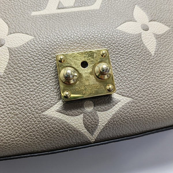 MADELEINE Monogram Calfskin Gray