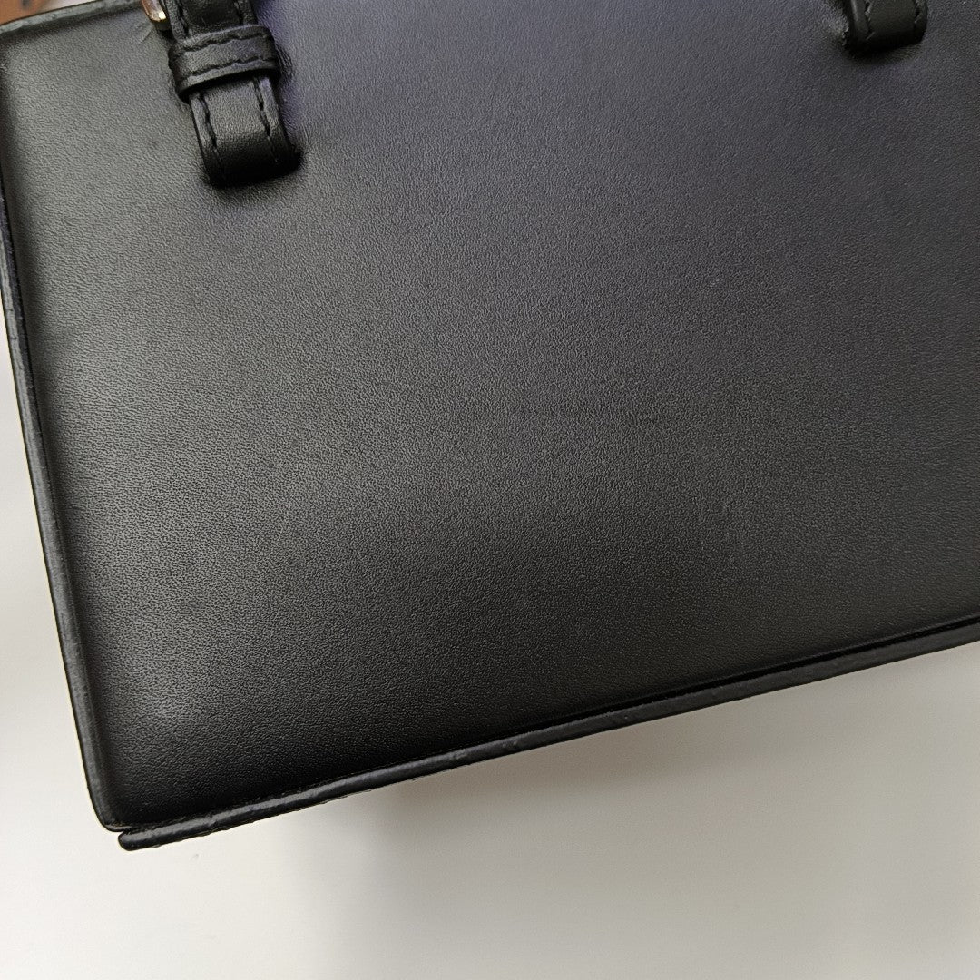 Postal Small Calfskin Black