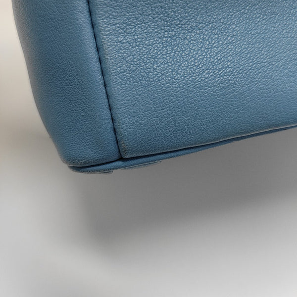 Matelassé Quilted Lambskin Blue