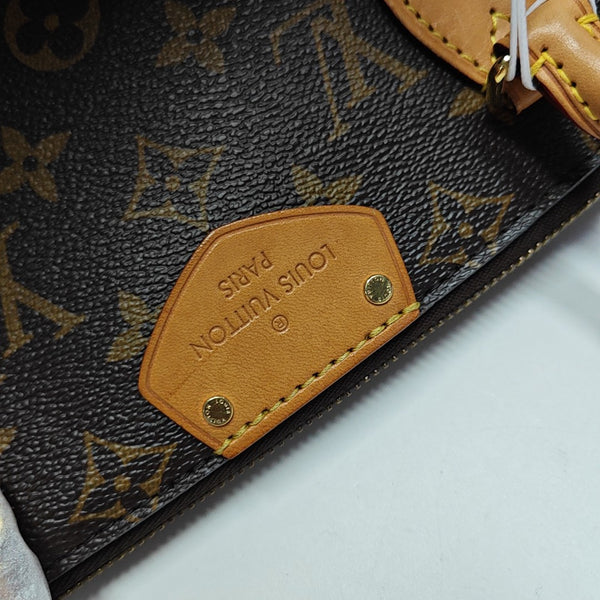 TURENNE MM Monogram Coated Canvas Brown