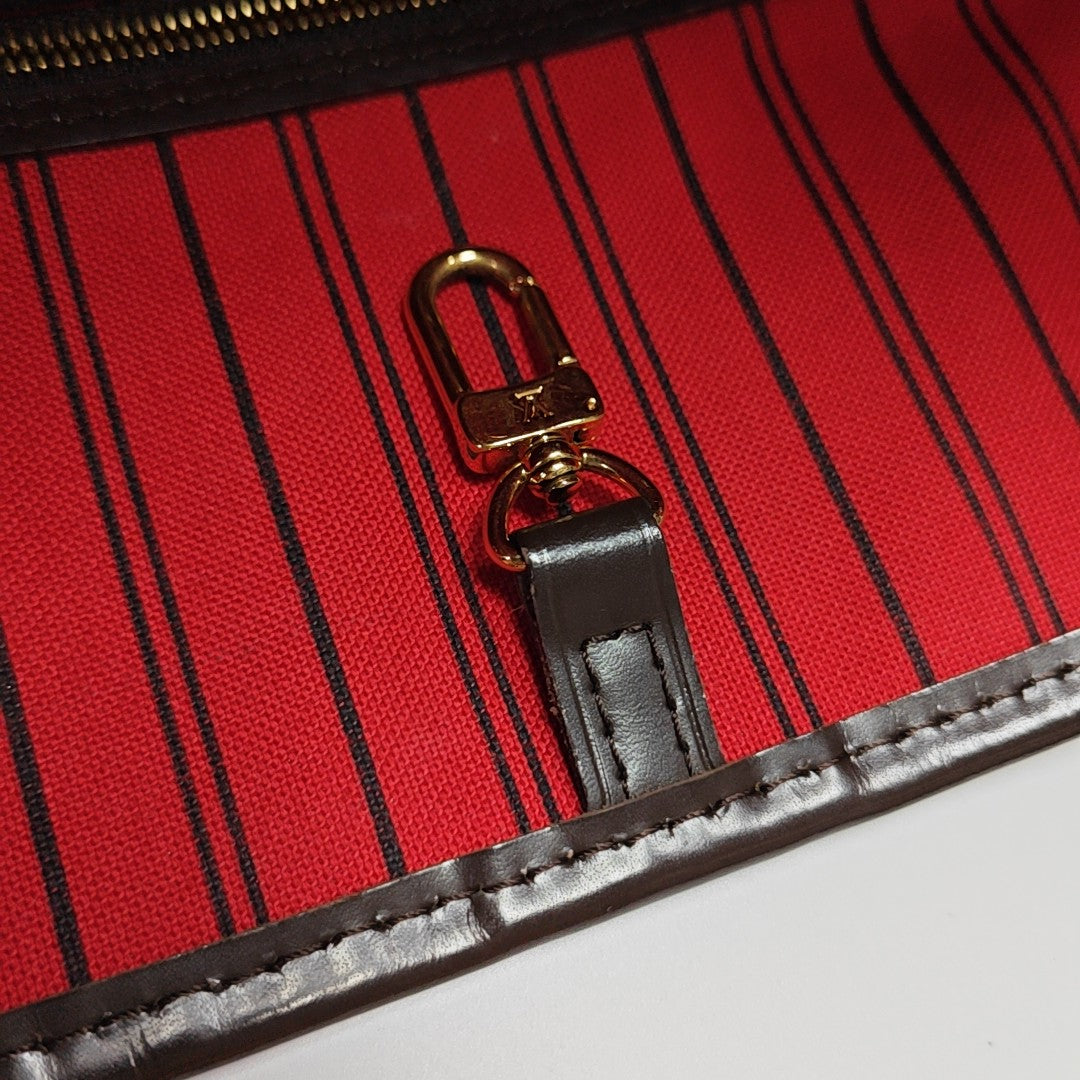 NEVERFULL MM Damier Ebene Coated Canvas Brown