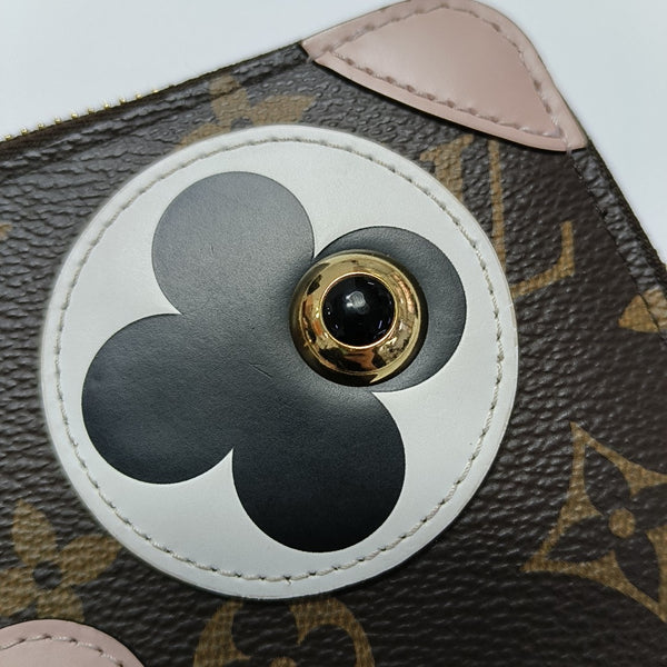 ZIPPY Monogram Coated Canvas Brown Wallet