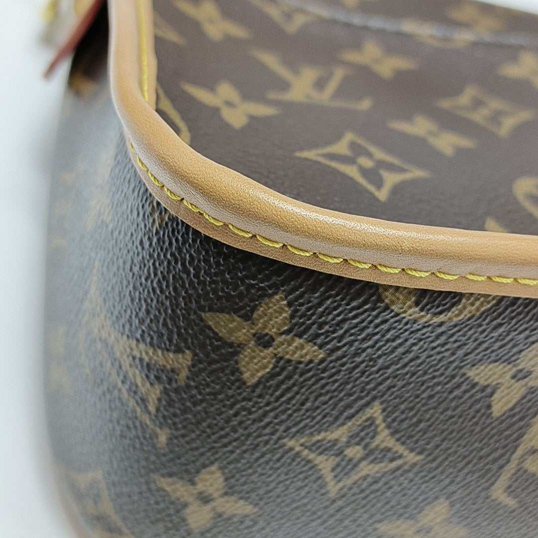 DIANE Monogram Coated Canvas Brown
