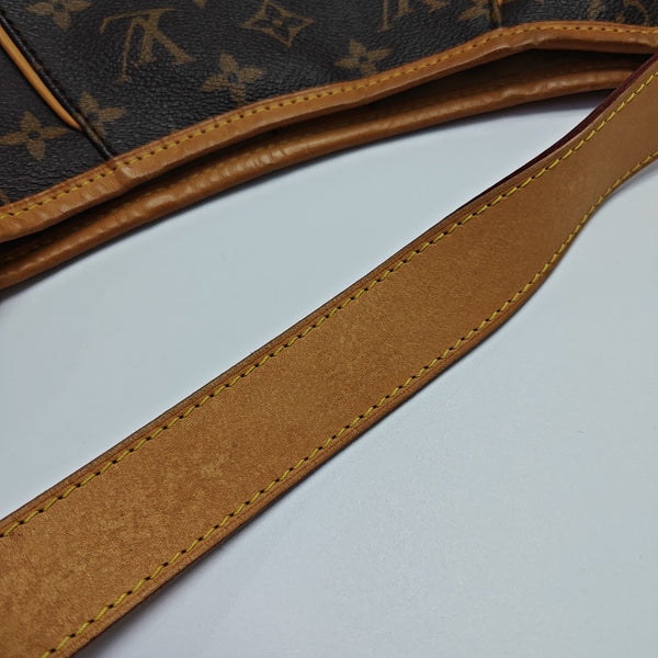 GALLIERA Monogram Coated Canvas Brown