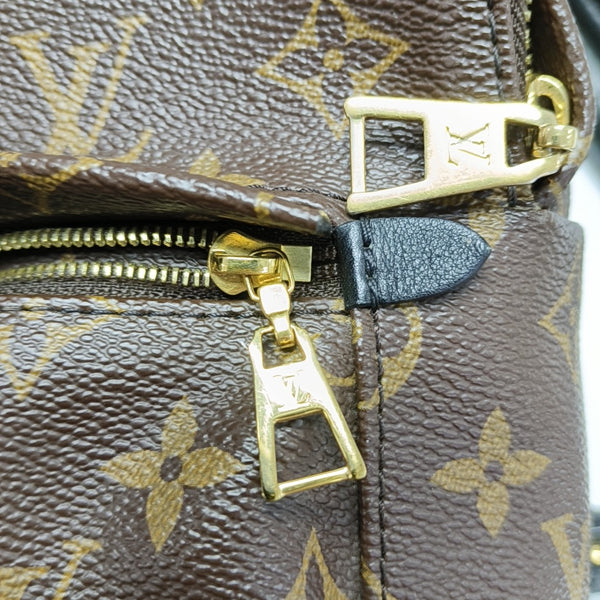 PALM SPRINGS PM Monogram Coated Canvas Brown