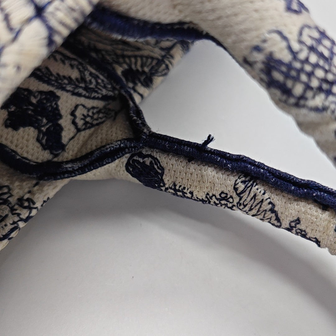 Book Tote Medium Canvas Blue