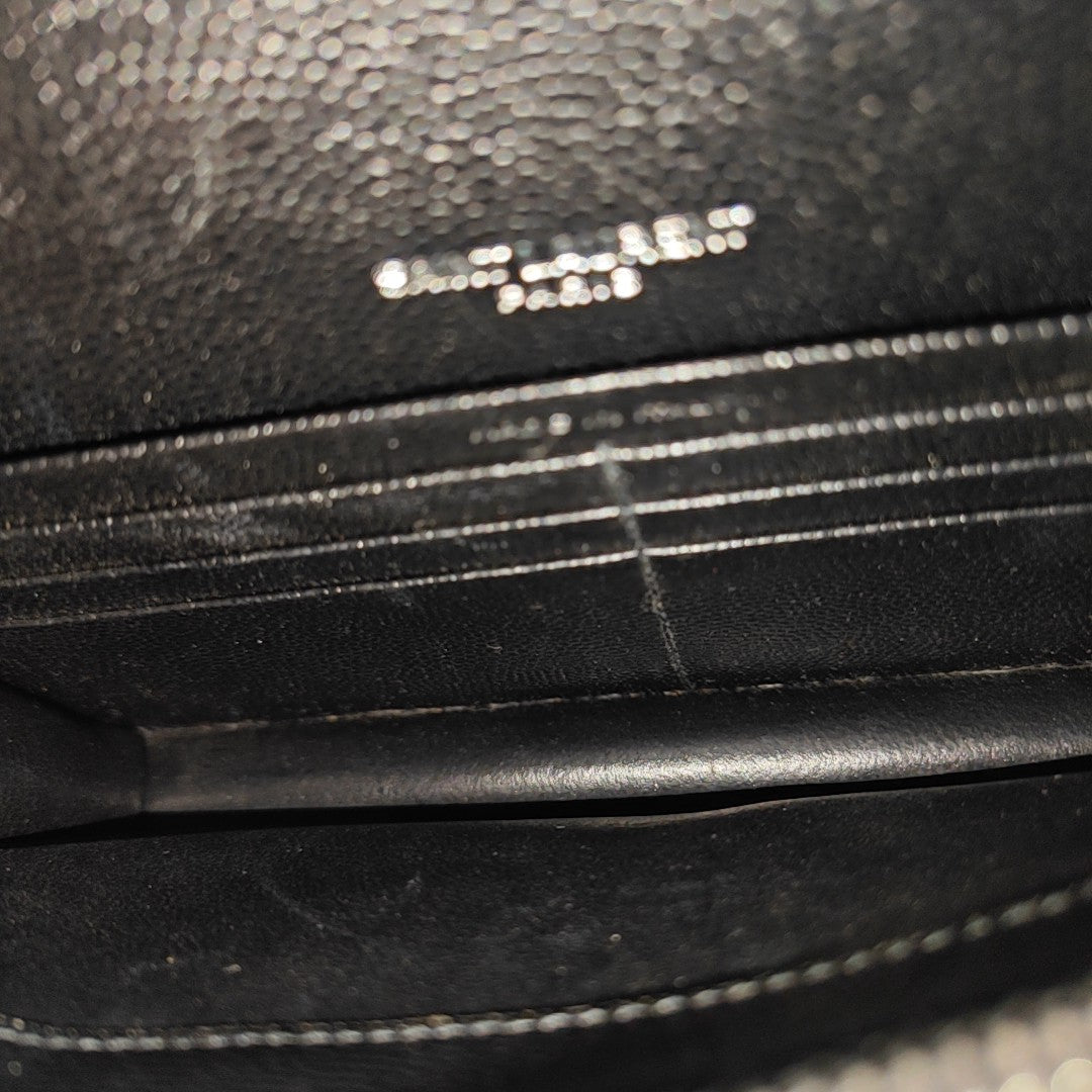 MONOGRAM WOC Chevron Calfskin Black