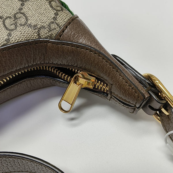 Monogram Coated Canvas Shoulder Bag Gray