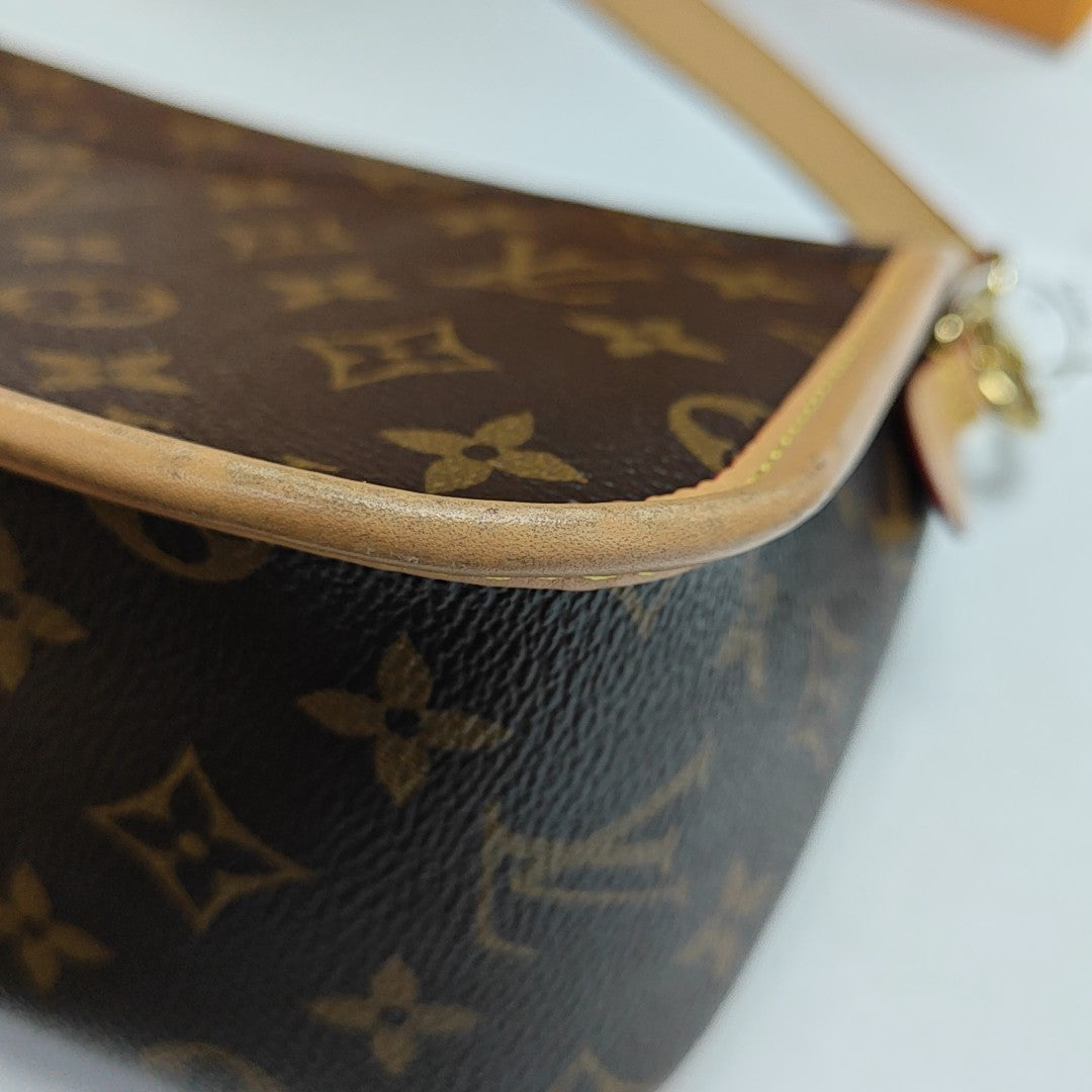 DIANE Monogram Coated Canvas Brown