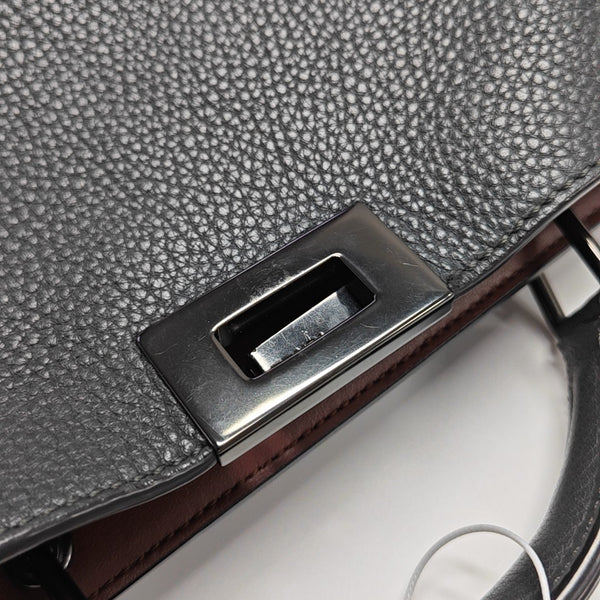 Peekaboo Small Calfskin Gray