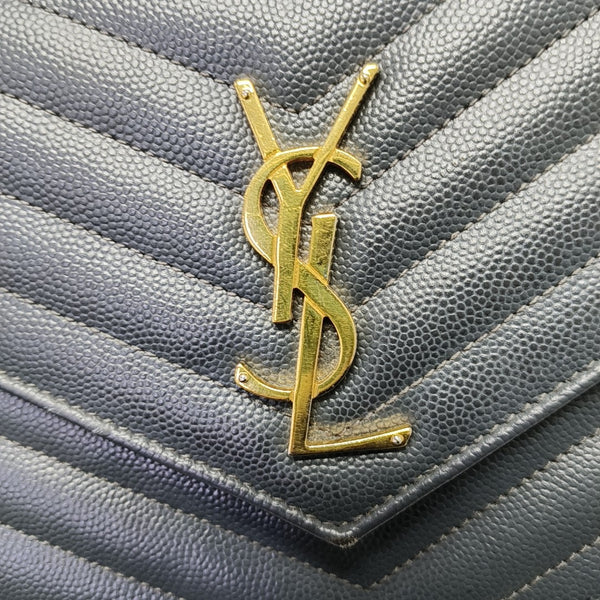MONOGRAM Medium Chevron Calfskin Gray
