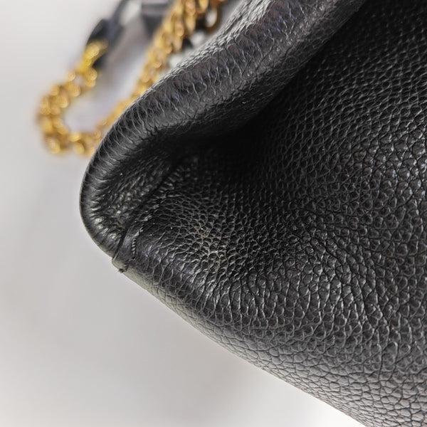 SURENE BB Monogram Calfskin Black