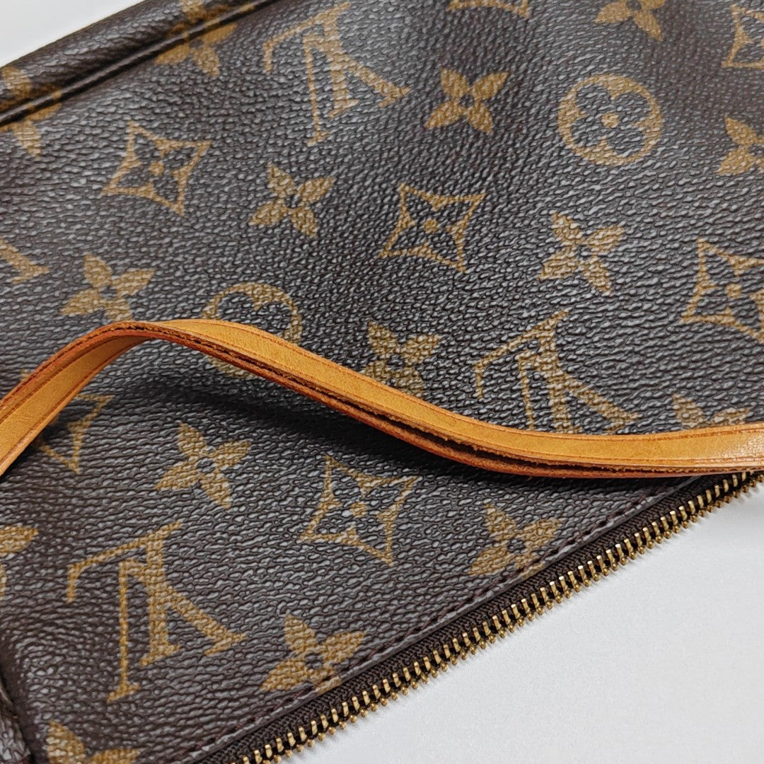 ACCESSOIRES Monogram Coated Canvas Brown