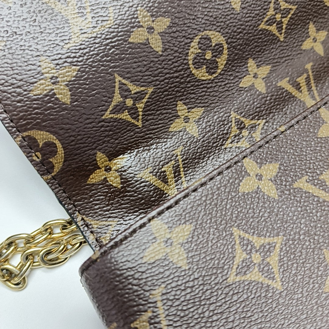 SAINT PLACIDE Monogram Coated Canvas Brown