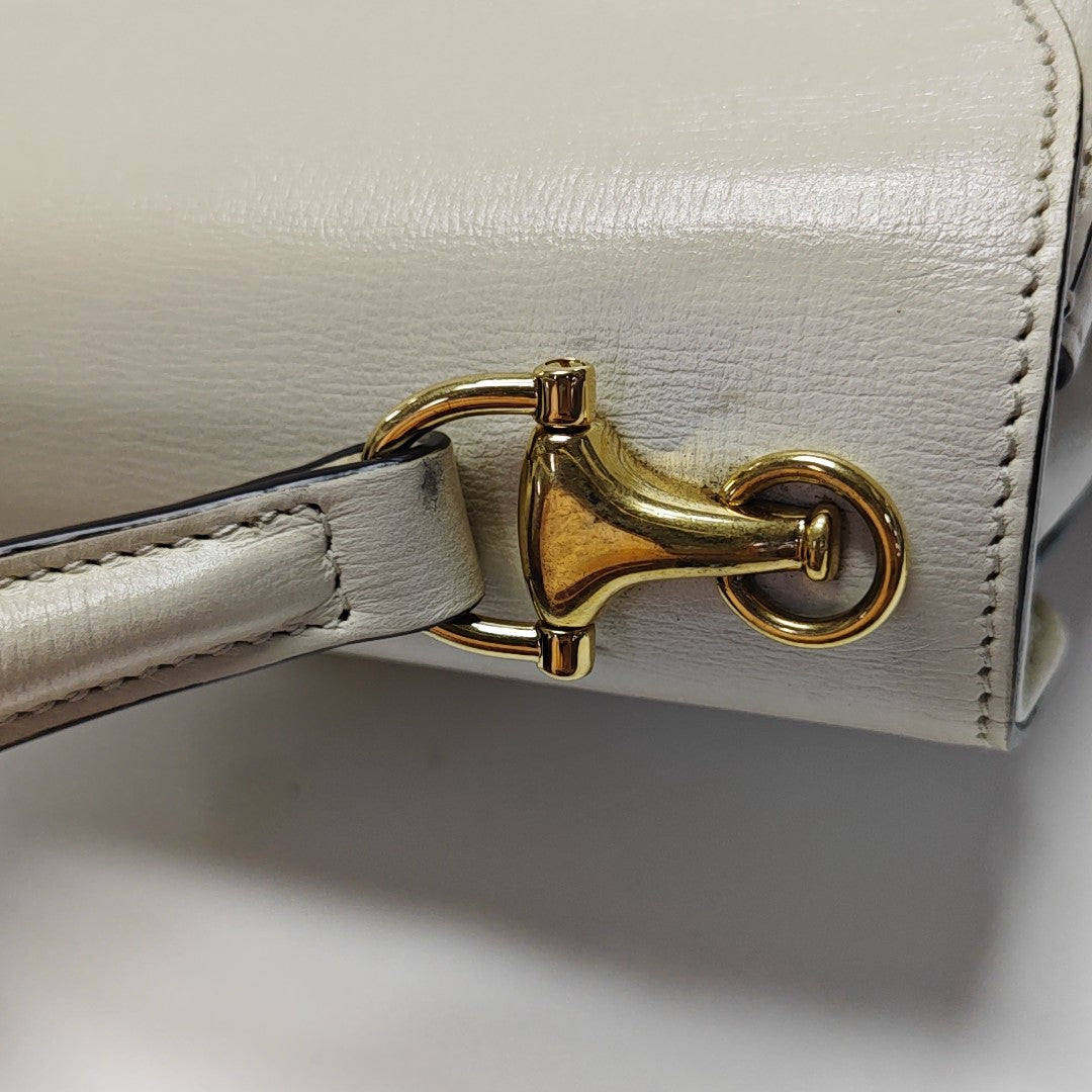 Horsebit 1955 Medium Calfskin White