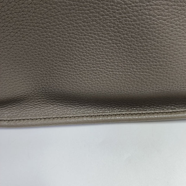 Calfskin Crossbody Bag Gray